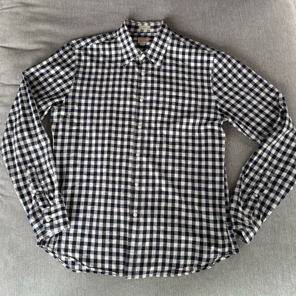 J. Crew Men’s Organic Cotton Slim Fit SECRET WASH SHIRTING Size:L - Picture 3 of 9